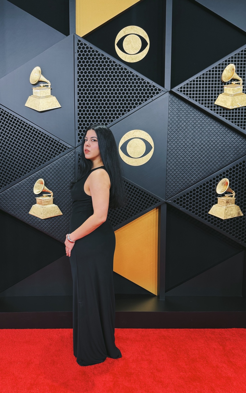 Brittany Torano at the GRAMMYs red carpet
