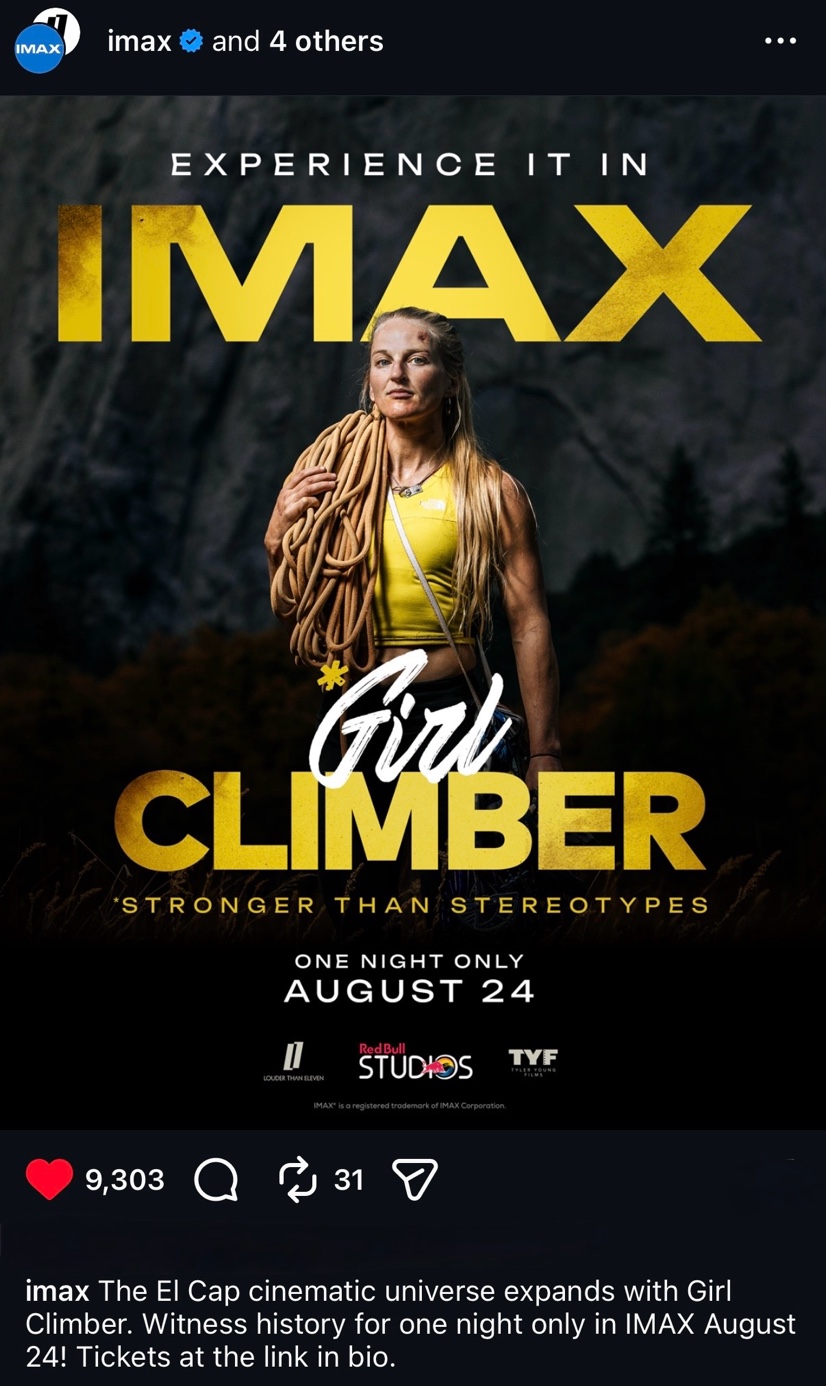 IMAX Girl Climber